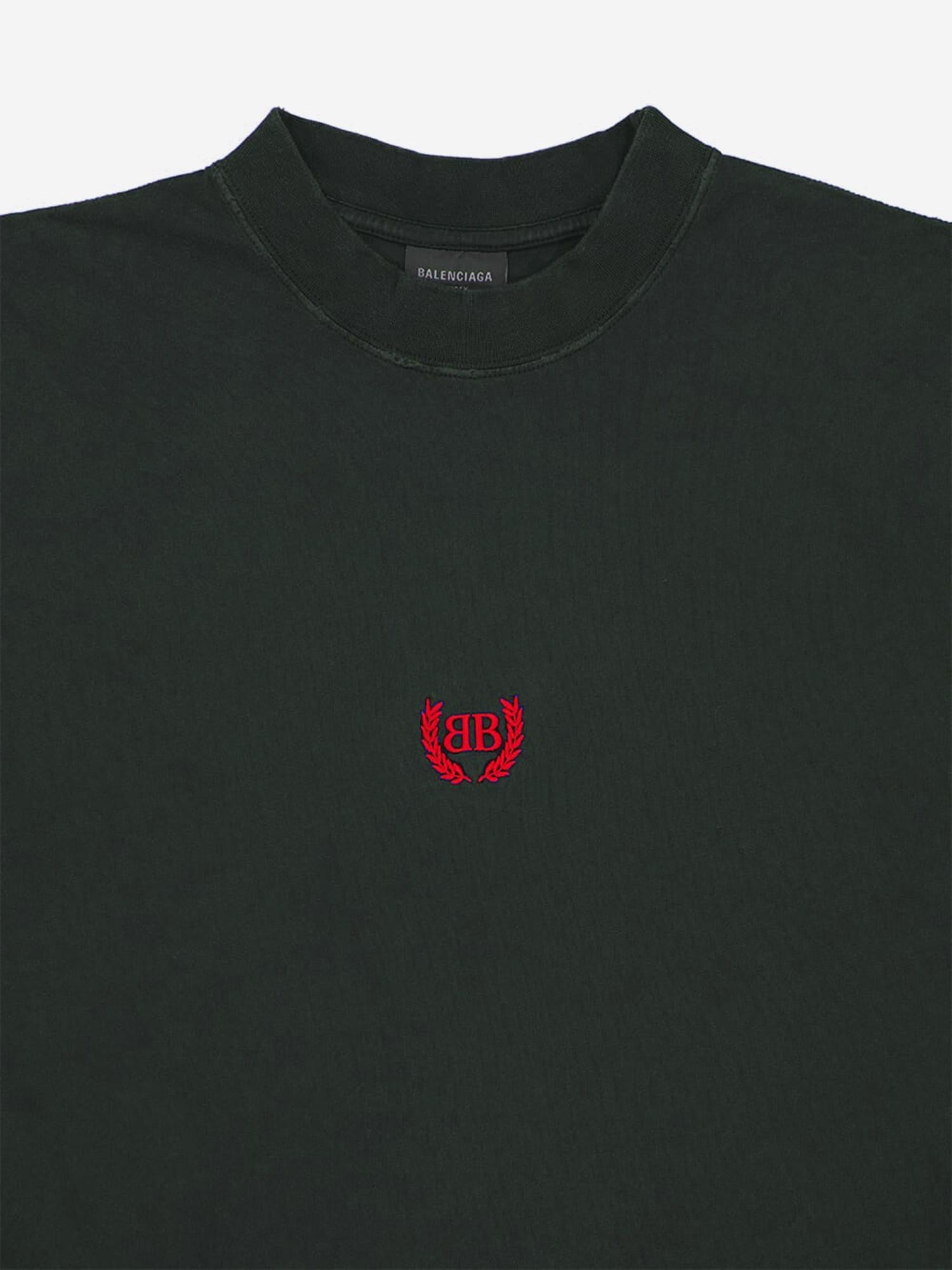 T-SHIRT IN COTONE CON LOGO 764235 TSVC93044 BALENCIAGA 