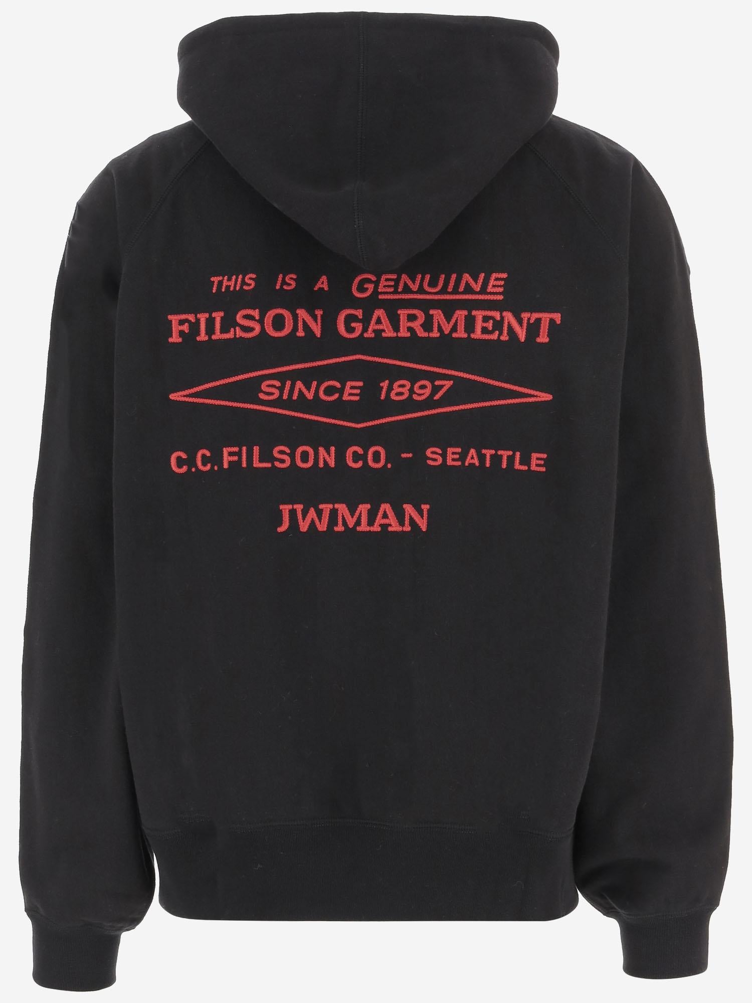 FELPA IN COTONE CON LOGO WPT001W25 1 JUNYA WATANABE 