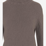 MAGLIONE IN CASHMERE D224WS BROWNMOULINE OLIVER LATTUGHI 
