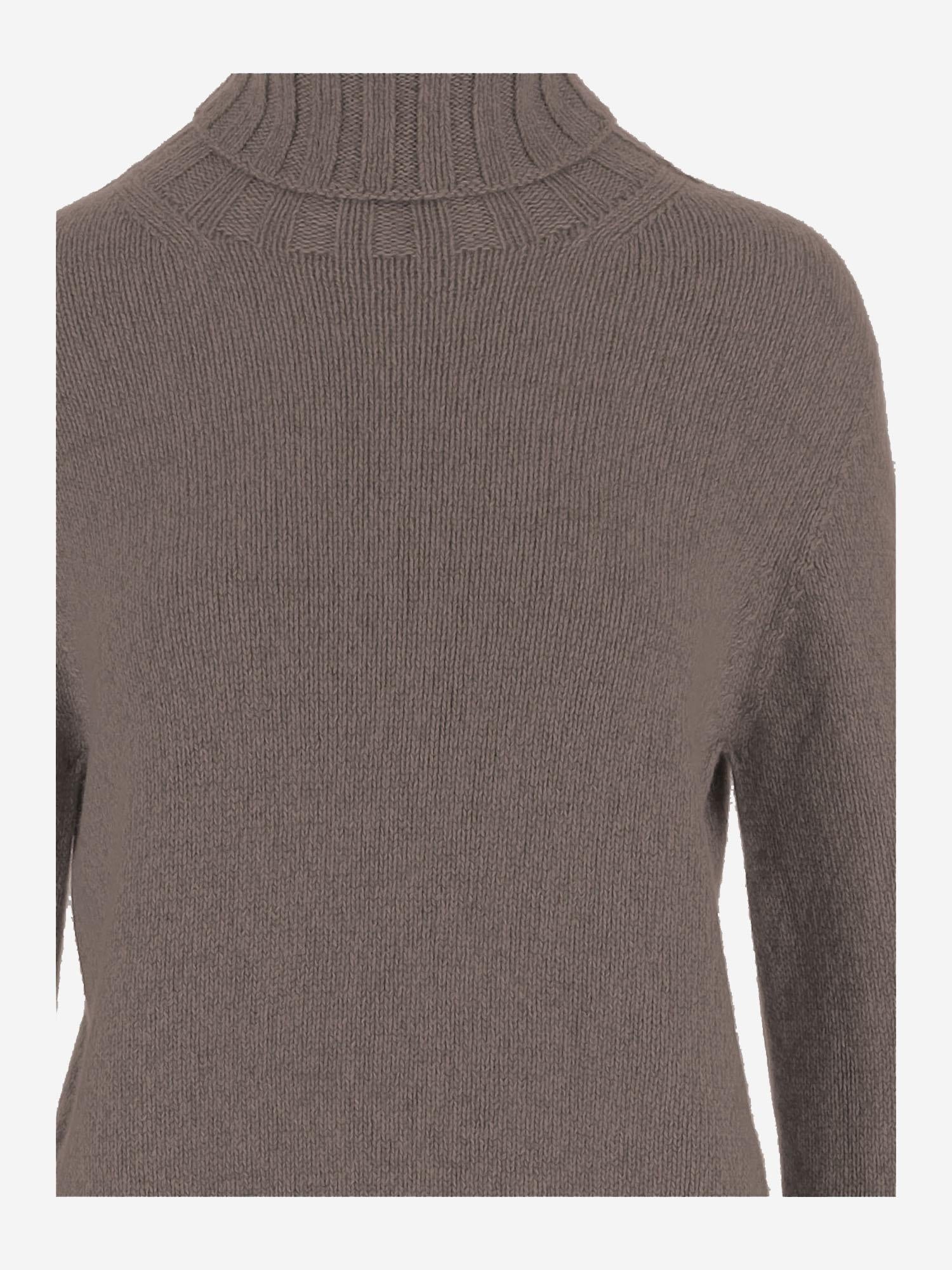 MAGLIONE IN CASHMERE D224WS BROWNMOULINE OLIVER LATTUGHI 