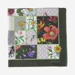 FOULARD IN SETA CON MOTIVO FLOREALE 850107 3G0013367 GUCCI 