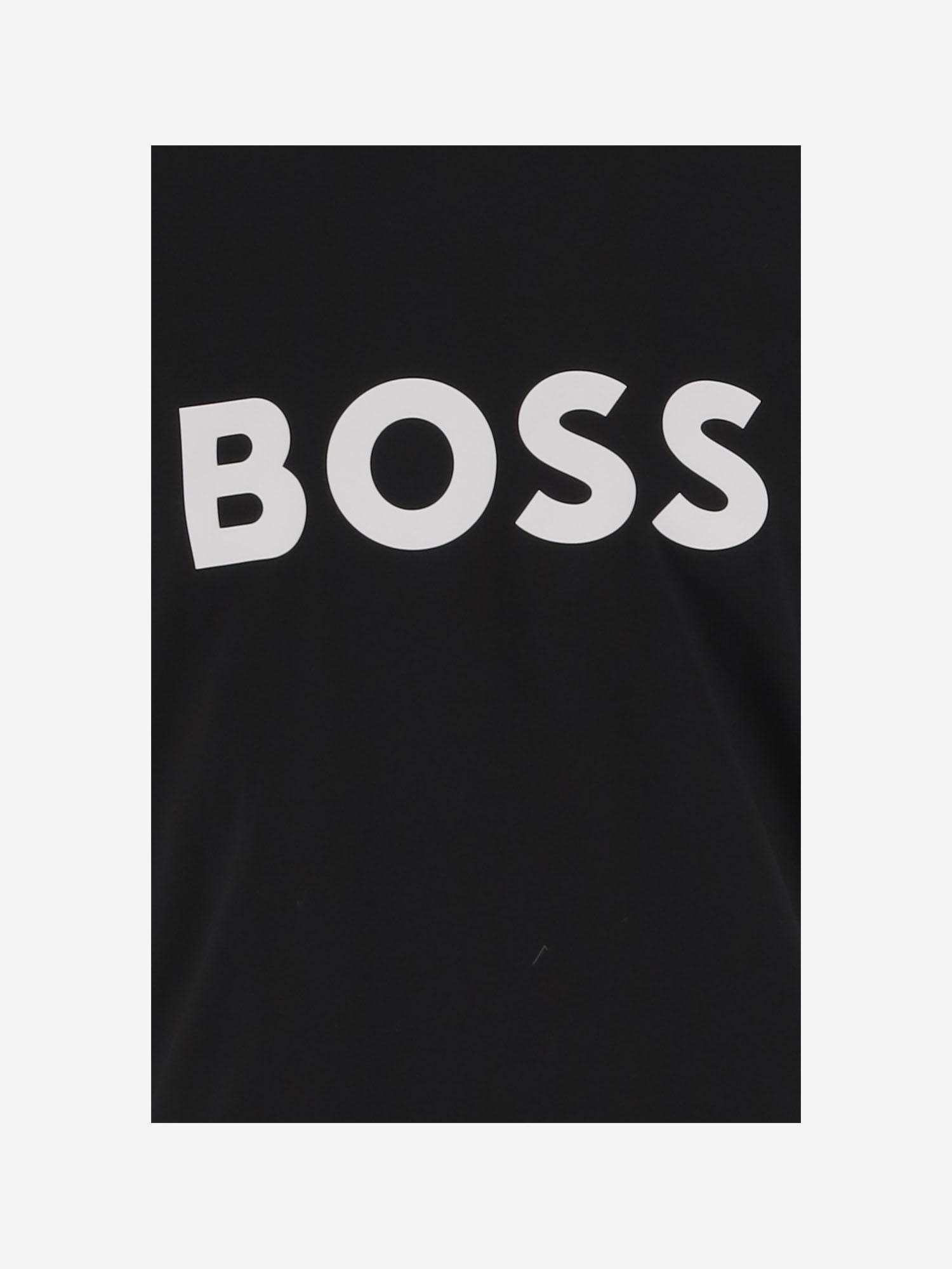 T-SHIRT IN COTONE CON LOGO 50495742 001 HUGO BOSS 