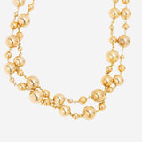Collana con perle placcata oro AURA ORO SILVIA GNECCHI 