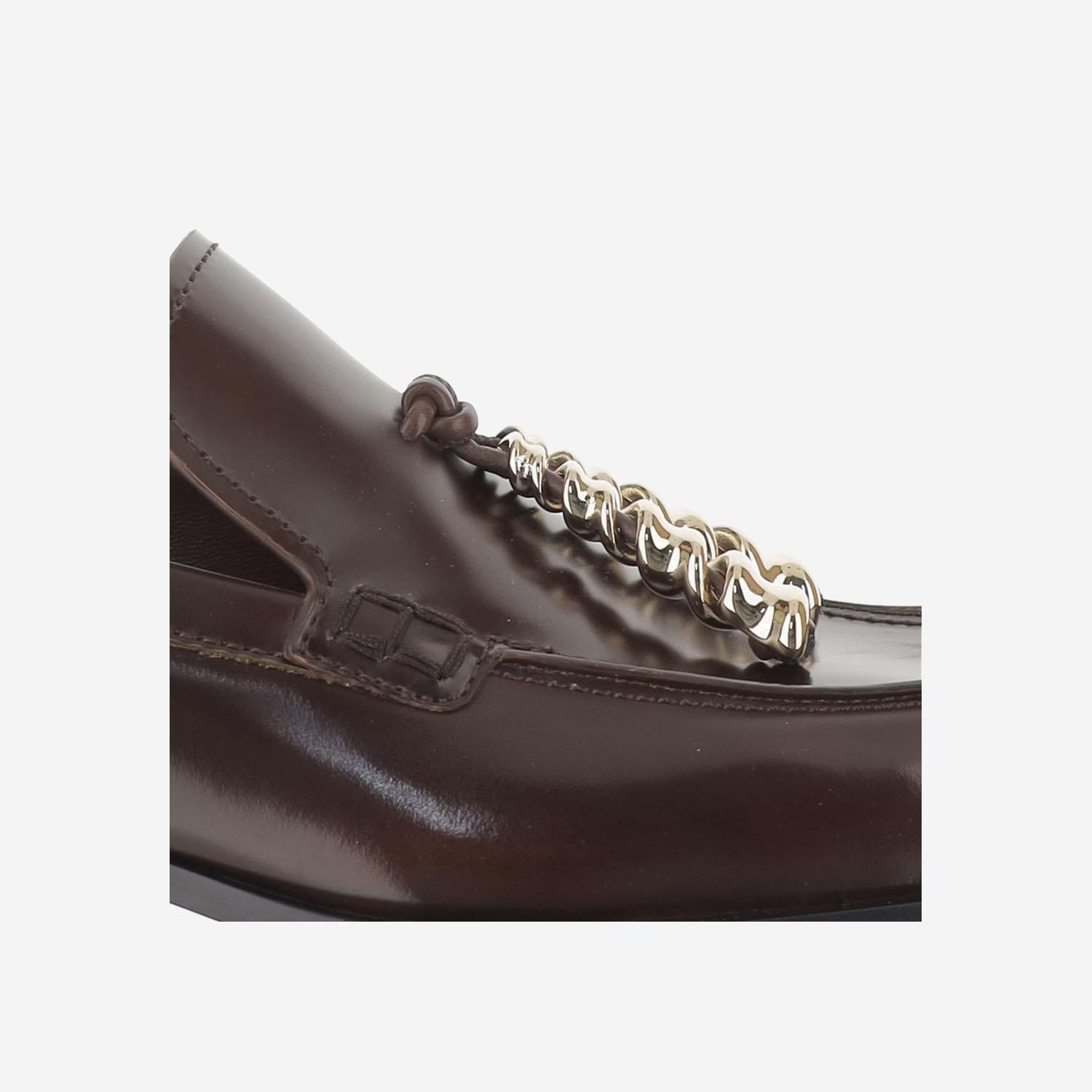 Mocassini Edge in pelle di vitello spazzolata L814379X69 3100 LOEWE 