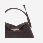 BORSA ELIF GRANDE IN PELLE SCAMOSCIATA ELIFGRANDE GOTHICCORE BENEDETTA BRUZZICHES 