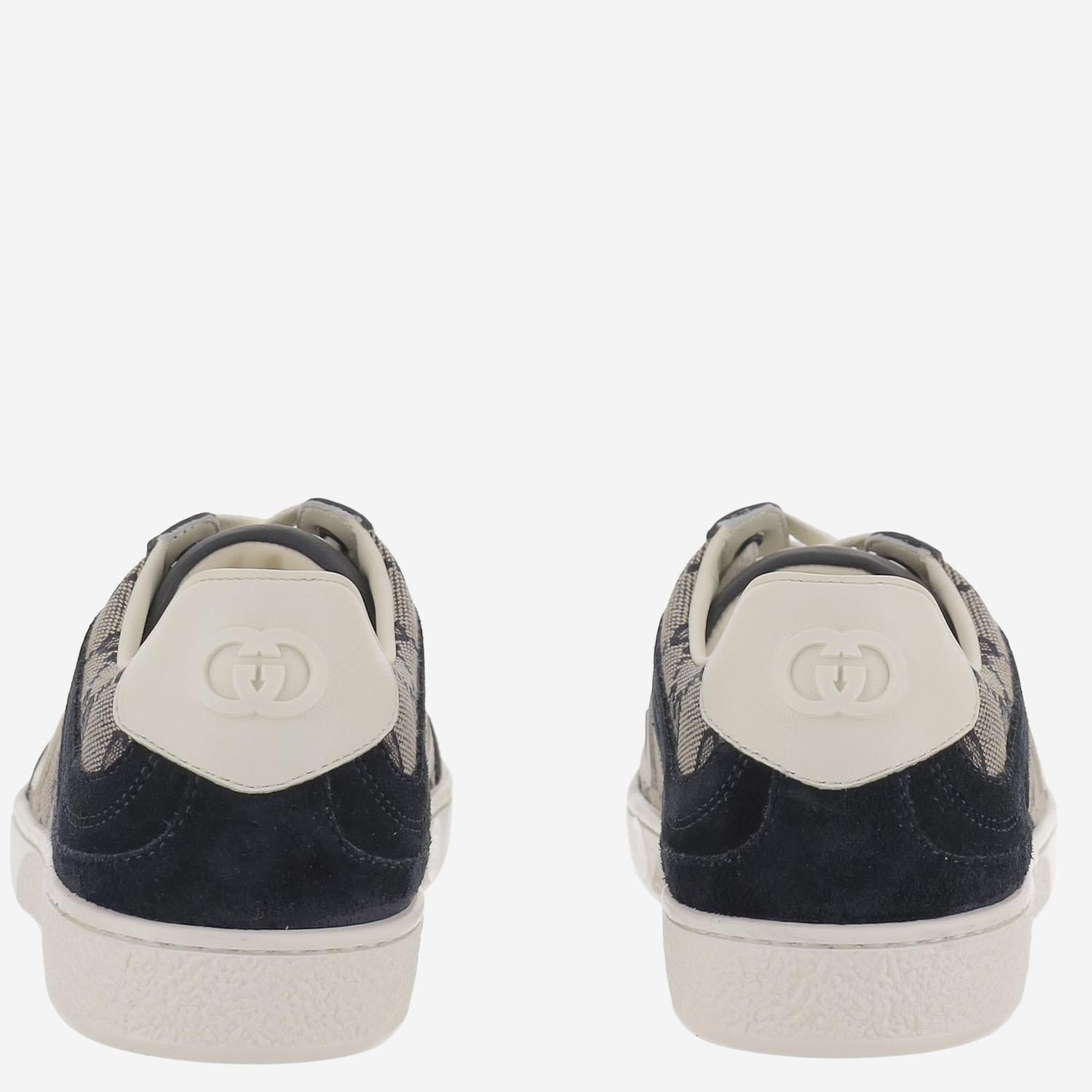 SNEAKERS IN TESSUTO GG E PELLE 812674 AAE2T4056 GUCCI KIDS 