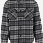 CAMICIA IN MISTO LANA CON MOTIVO CHECK CFWOOS2021MRUT5178 10014 WOOLRICH 