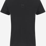 T-SHIRT BUSSOLOTTO IN COTONE CON LOGO 100355 A339Z99 PINKO 