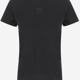 T-SHIRT BUSSOLOTTO IN COTONE CON LOGO 100355 A339Z99 PINKO 
