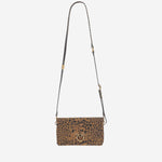 BORSA IN SUEDE CON MOTIVO ANIMALIER 106023 A32AM35Q PINKO 