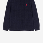 MAGLIONE A TRECCE IN LANA E CASHMERE 322877728 007 POLO RALPH LAUREN KIDS 
