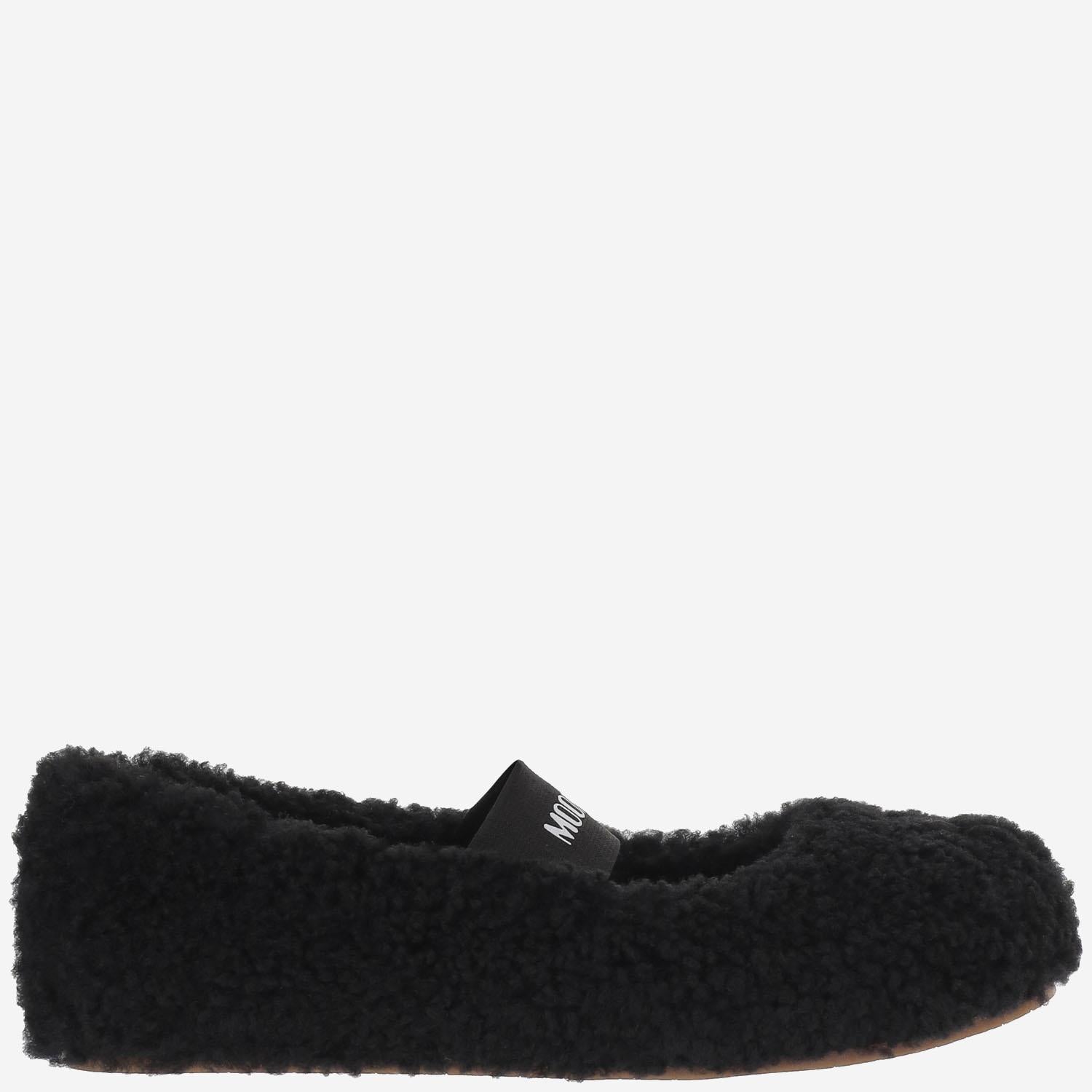 BALLERINE IN SHEARLING CON LOGO 2400010 N001 MOON BOOT 
