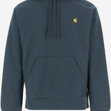 FELPA AMERICAN SCRIPT IN COTONE CON LOGO I028279 0AUXX CARHARTT WIP 
