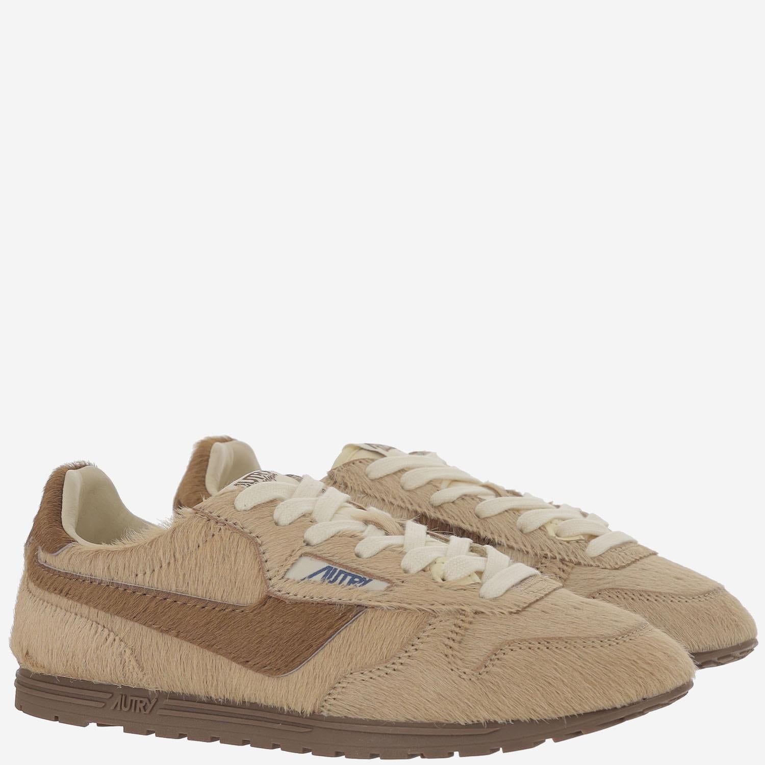 SNEAKERS WINDSPIN IN PELLE WSLWYN03 IVORY AUTRY 