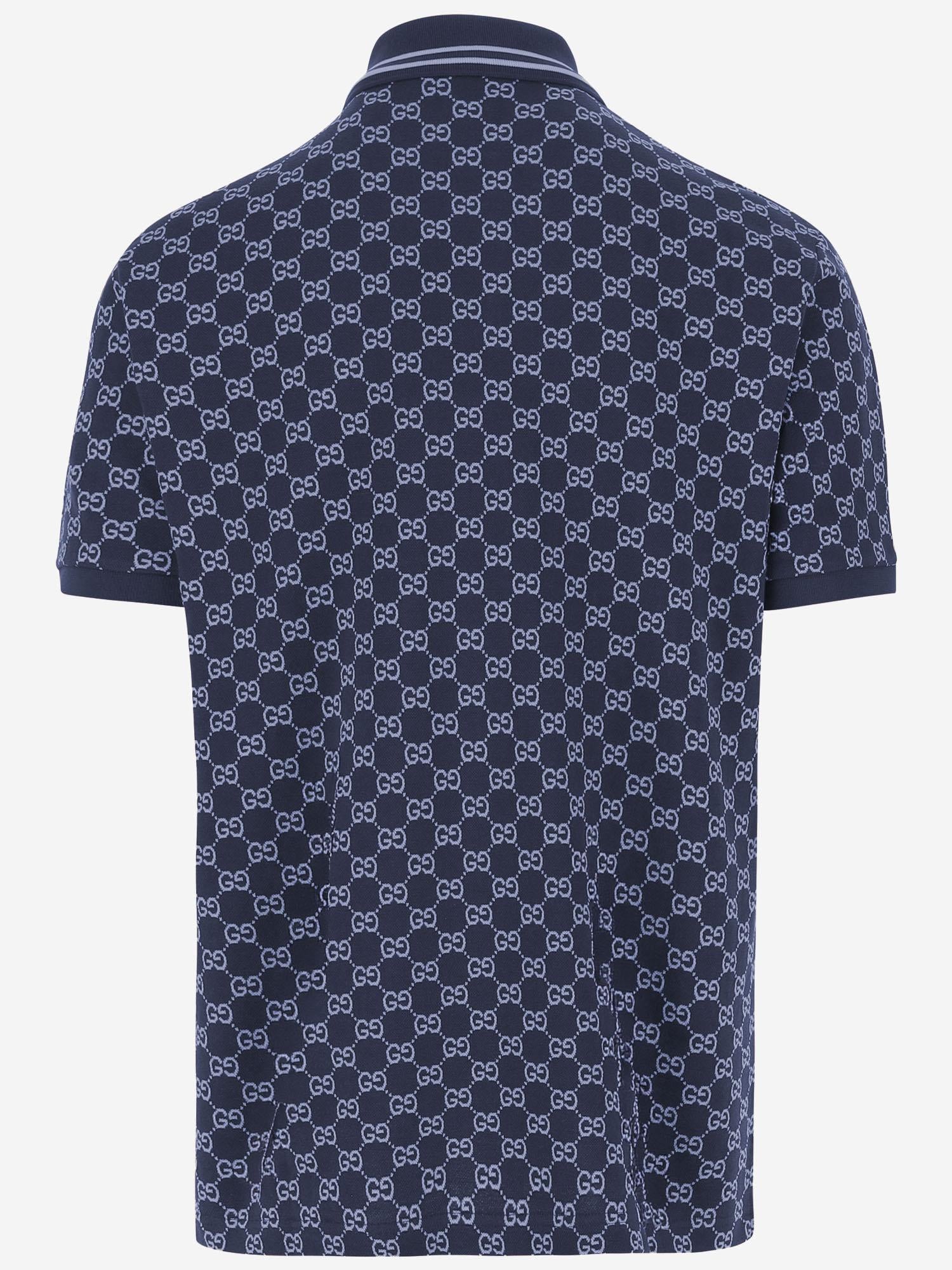 Polo in piquet di cotone GG 788024 XJHH74137 GUCCI 