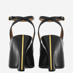 Sandali peep toe con zeppa 01K873 001NEROBISCOTTONERO SALVATORE FERRAGAMO 