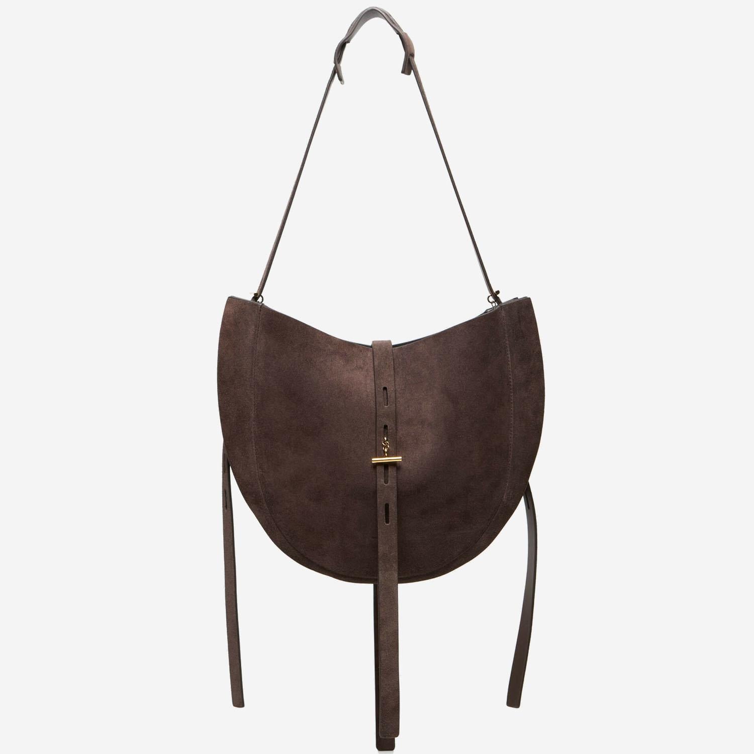 BORSA LIZZIE IN PELLE SCAMOSCIATA LIZZIE SUEDEC706 MINOBOSSI 