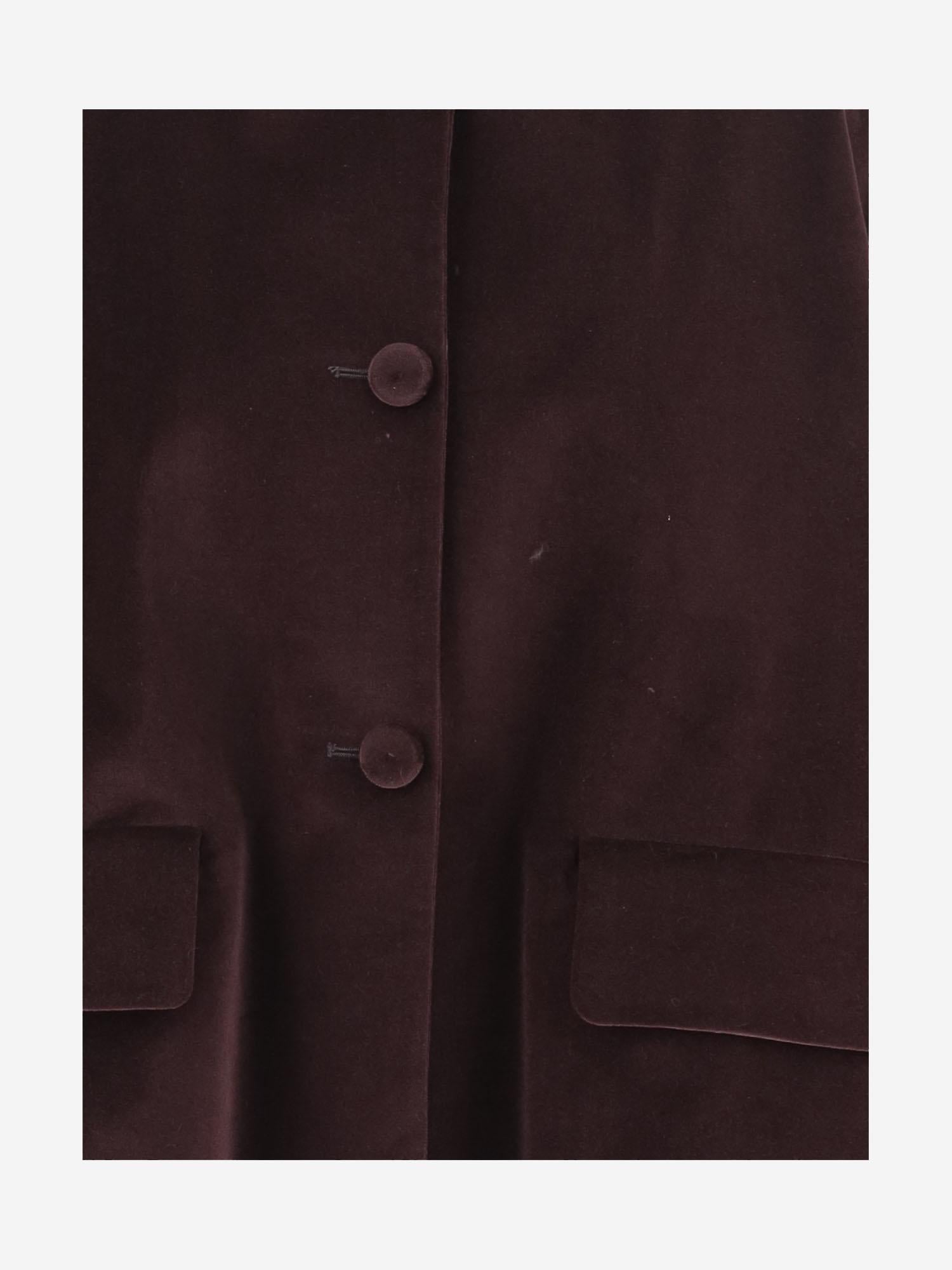 GIACCA IN VELLUTO DI COTONE A2667 4500457 SOI 