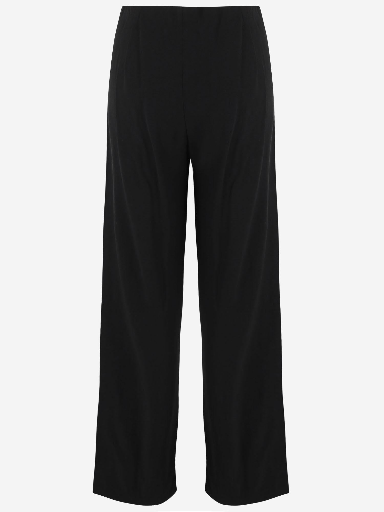 PANTALONI IN TESSUTO V916021907 001BLK VINCE 