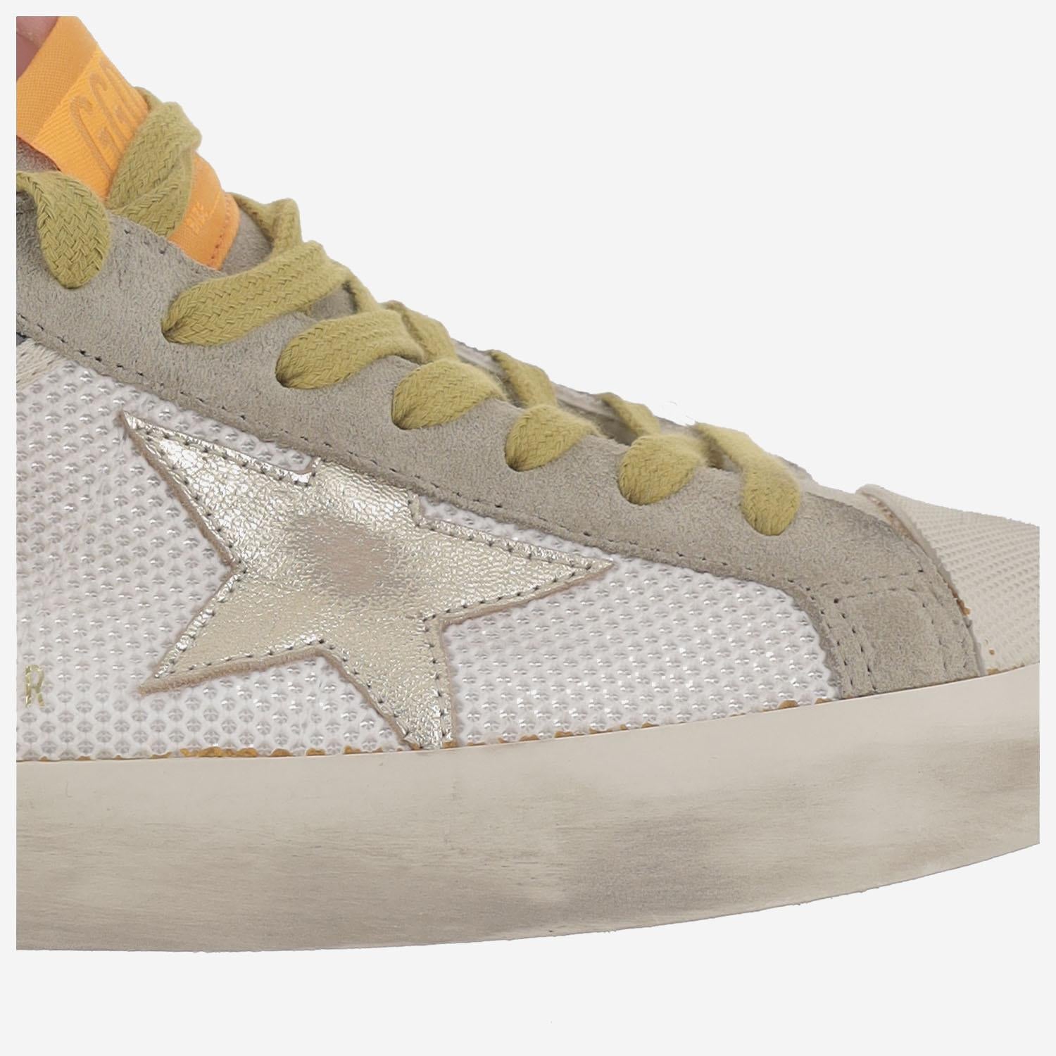 SUPERSTAR DOUBLE UPPER AND CAP GMF00841 F00749012275 GOLDEN GOOSE 