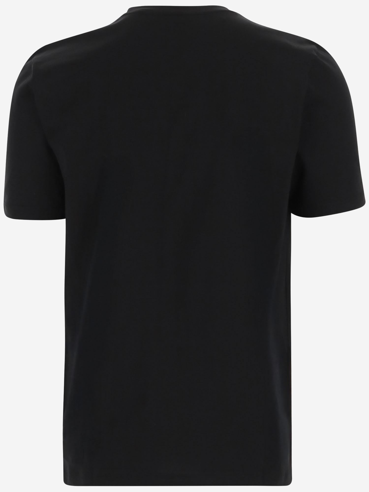 T-SHIRT IN COTONE CON LOGO 50495742 001 HUGO BOSS 