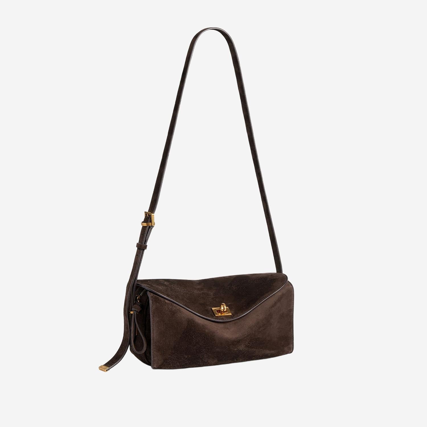 BORSA A SPALLA IN PELLE SCAMOSCIATA 868102 2ACJ02362 BALENCIAGA 