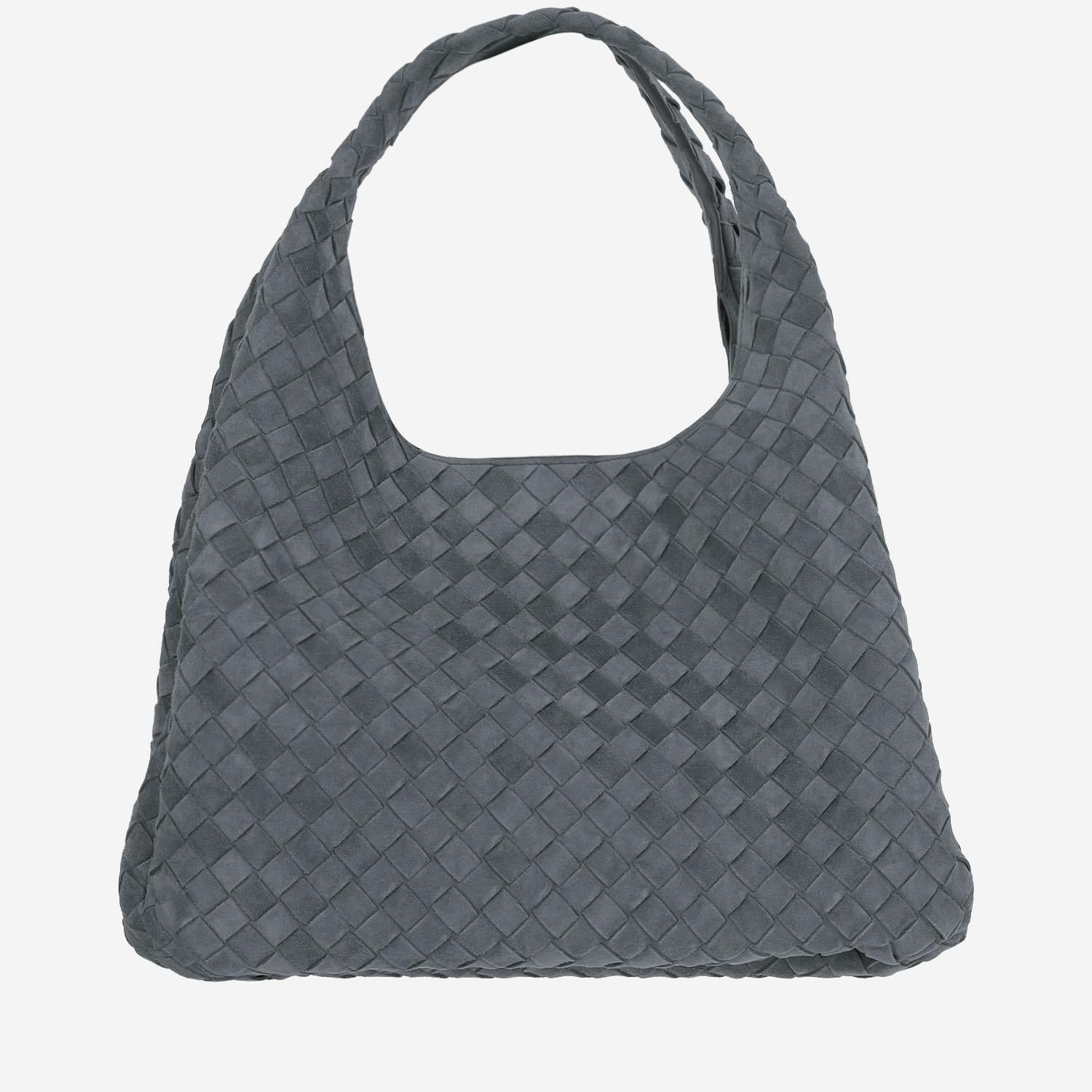 BORSA CAMPANA IN PELLE INTRECCIATA 844250 V6FQ04548 BOTTEGA VENETA 