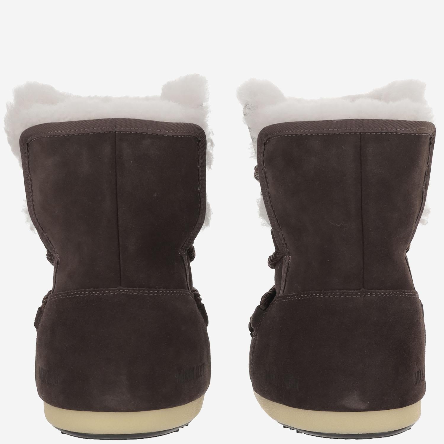 STIVALE EVX IN PELLE SCAMOSCIATA E SHEARLING 1470050 M010 MOON BOOT 