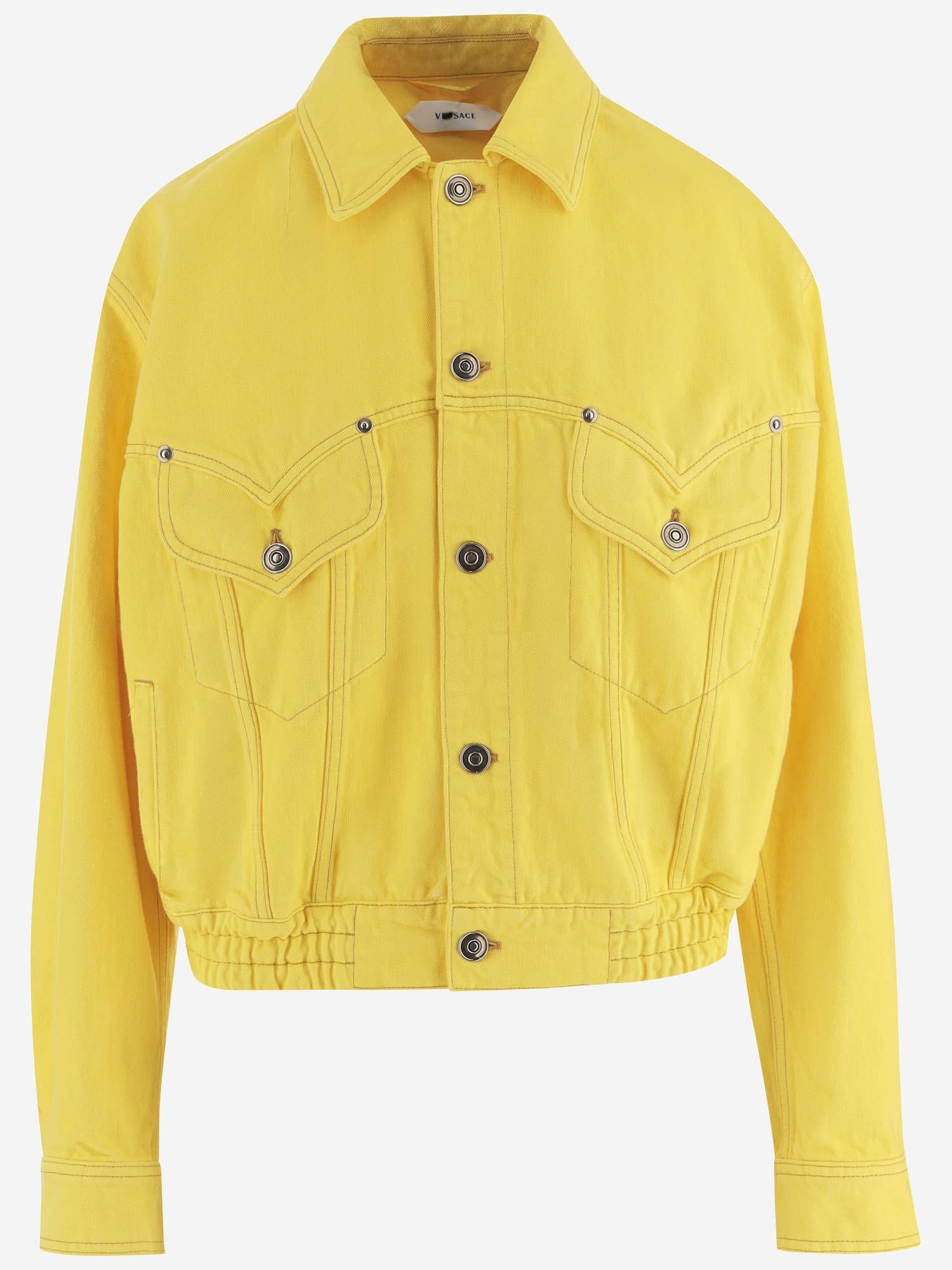 GIACCA IN DENIM DI COTONE 1024564 1A178711DA90 VERSACE 