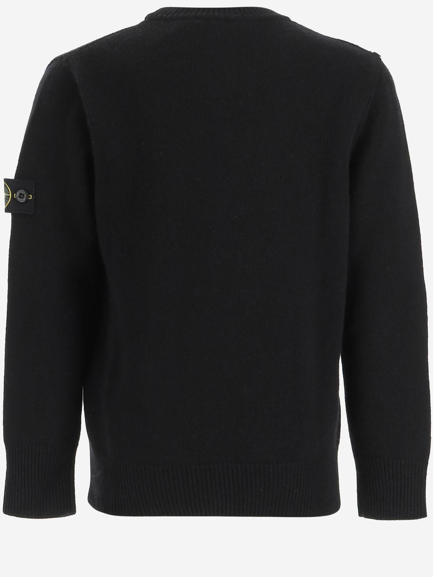 MAGLIONE IN MISTO LANA E VISCOSA 5100002 S00M1V0029 STONE ISLAND KIDS 