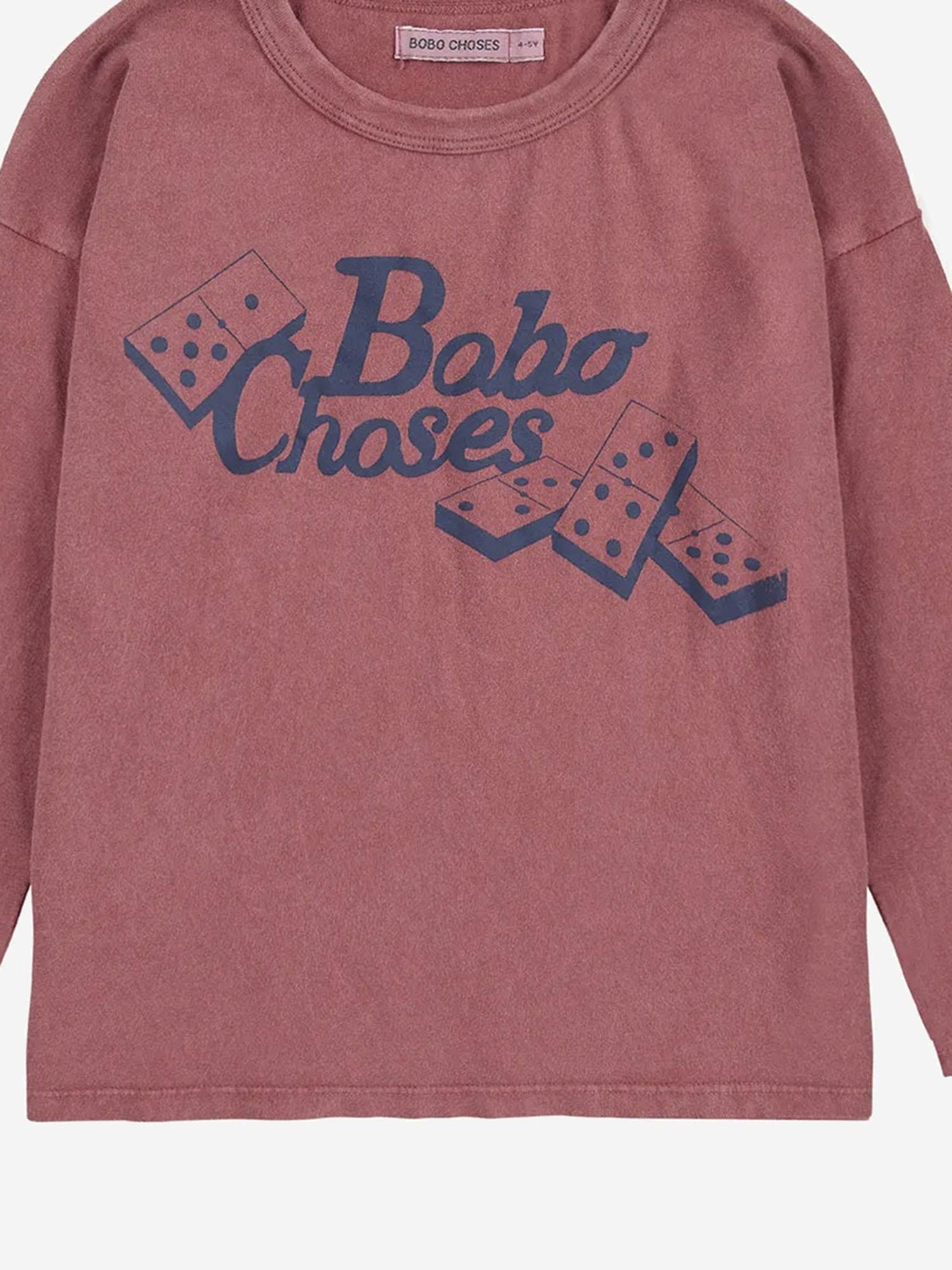 T-SHIRT IN COTONE CON STAMPA B225AC014  BOBO CHOSES KIDS 