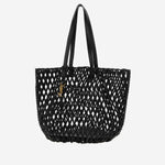 BORSA SHOPPING CON PERLINE IN LEGNO 862074 KAAAY1000 SAINT LAURENT 