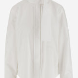 camicia ascot in cotone a collo alto BL045017 001W PATOU 