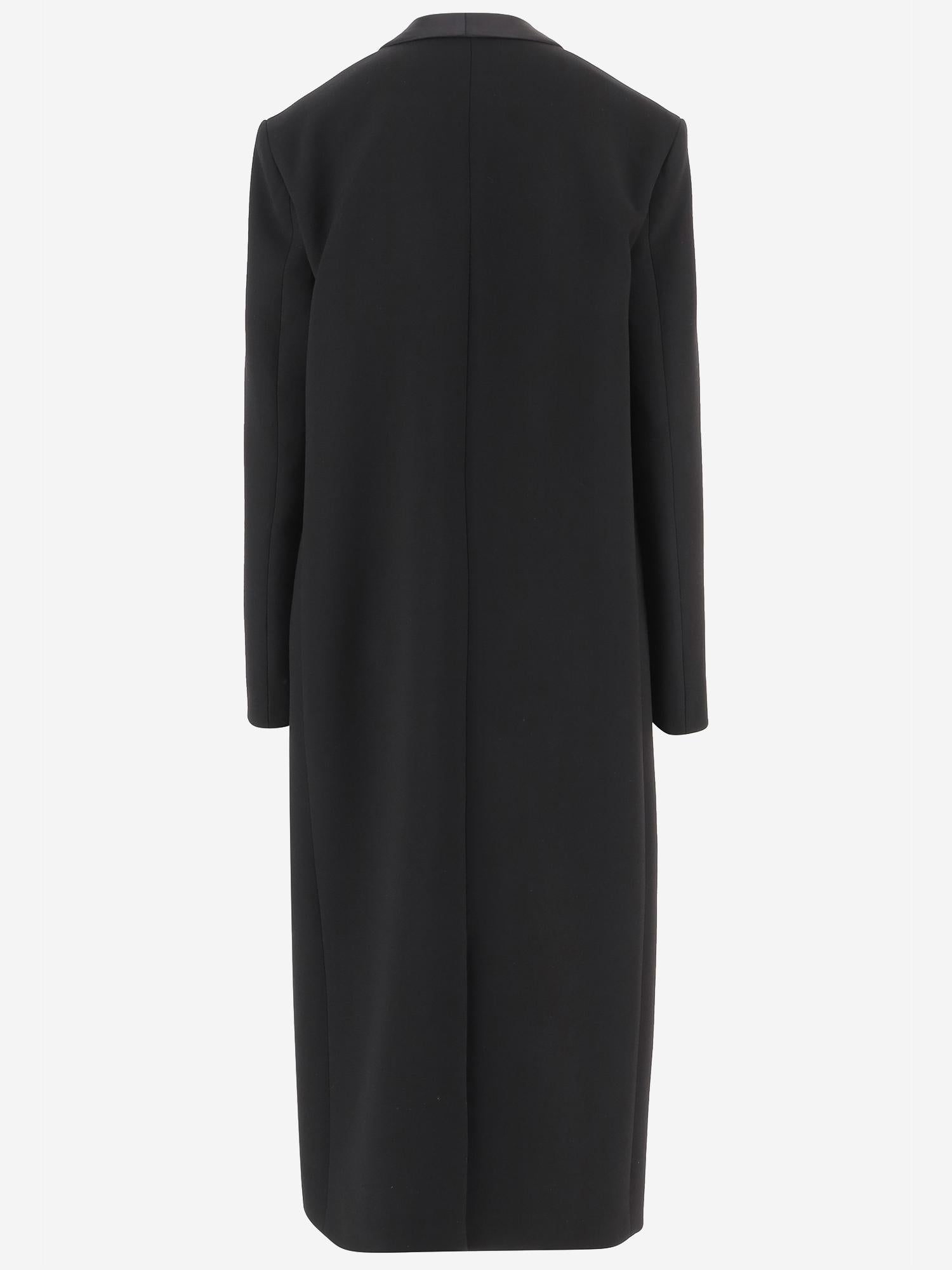 CAPPOTTO ERDENE IN LANA VERGINE 10613W2893 BLK THE ROW 