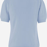 Maglia A MANICHE CORTE IN CASHMERE 26211132 11 ALLUDE 