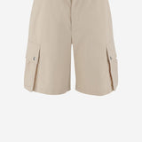 PANTALONI CORTI CARGO IN COTONE E LINO 246PA0961534 150 JACQUEMUS 