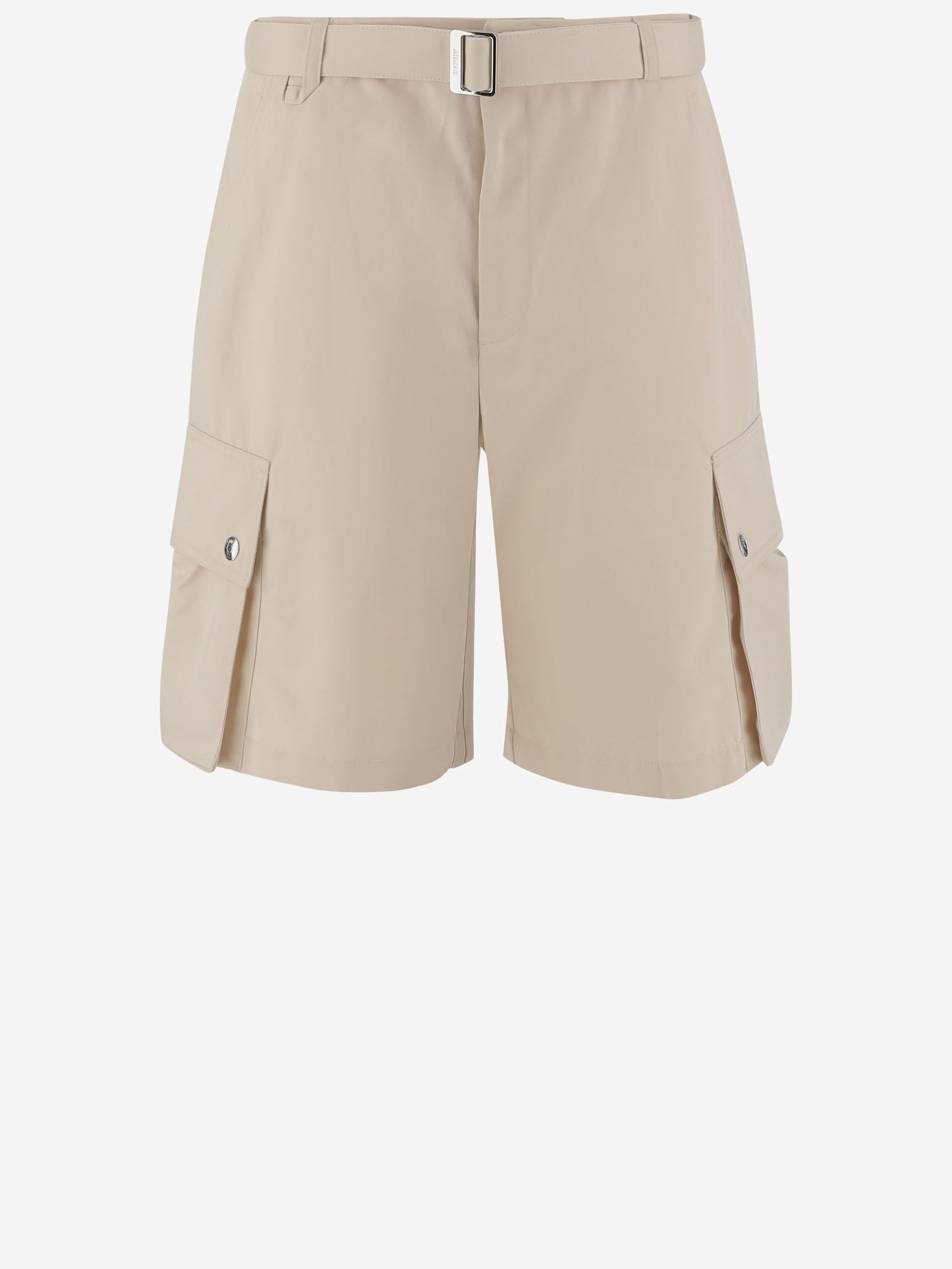 PANTALONI CORTI CARGO IN COTONE E LINO 246PA0961534 150 JACQUEMUS 