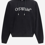 FELPA IN COTONE CON LOGO 44MBB085C9F012 1001 OFF-WHITE 