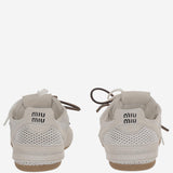 SNEAKERS IN RETE E CAMOSCIO 5E589E 3KU1F0009 MIU MIU 