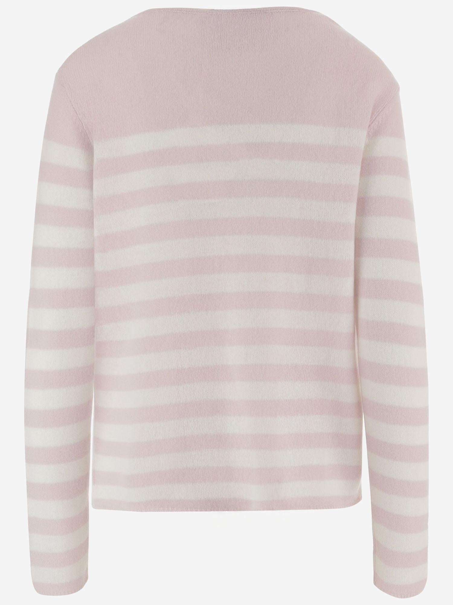 MAGLIA IN CASHMERE CON MOTIVO A RIGHE R2C103 340 BRUNO MANETTI 