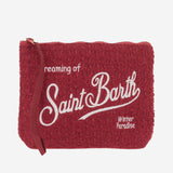 POCHETTE ALINE TWEED CON LOGO ALI0027 01325I MC2 SAINT BARTH 