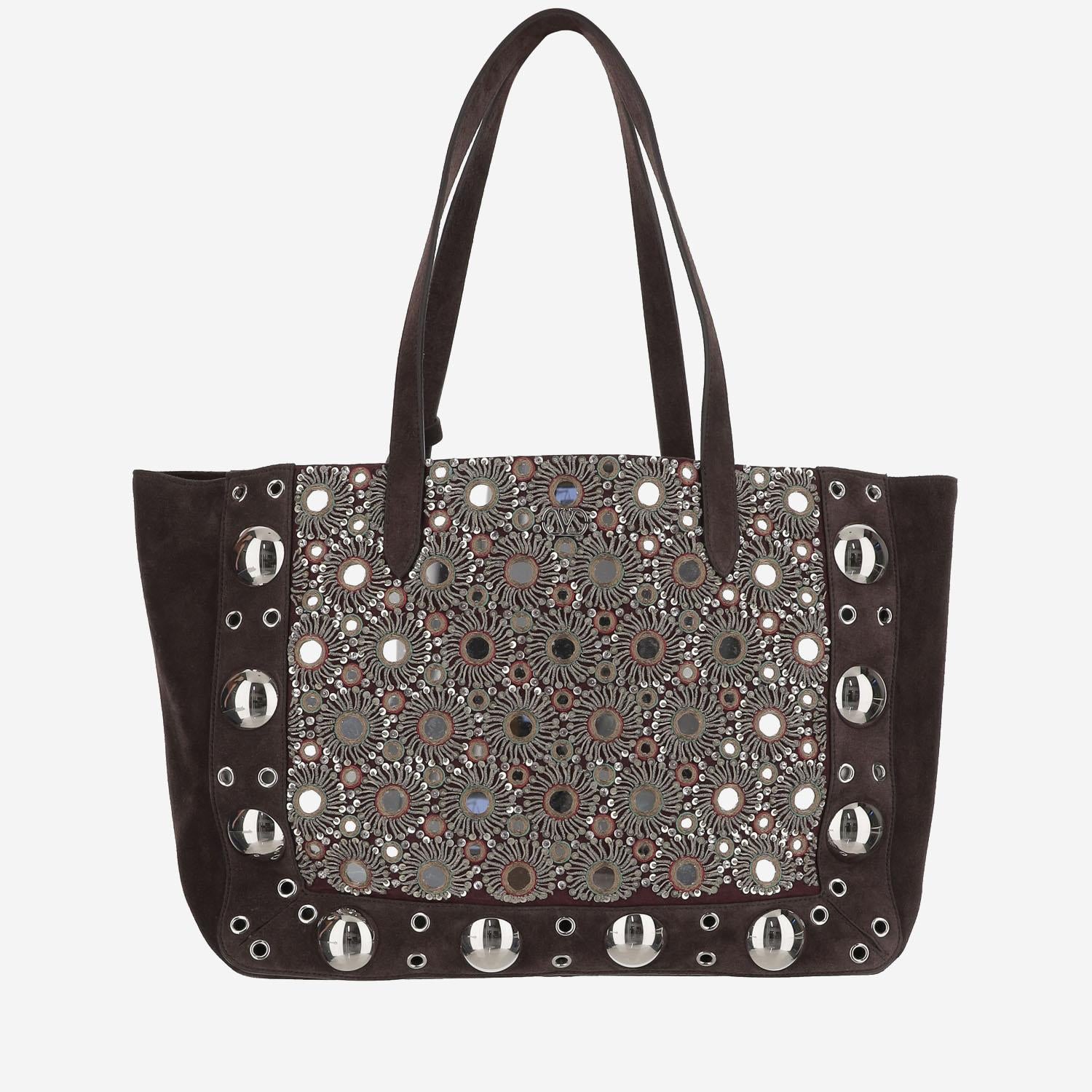 Borsa Shopping Valentino Garavani Nellcôte Ricamata 7W2B0R79 TAARCB VALENTINO GARAVANI 