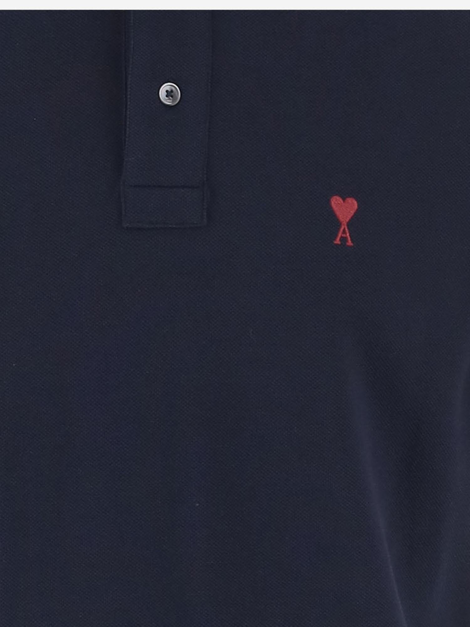 POLO IN COTONE CON LOGO BFUPL001760 430 AMI 