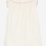ABITO IN COTONE CON RICAMO LOGO S06GDRW00051 103 BONPOINT KIDS 