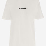 T-SHIRT IN COTONE CON LOGO J40GC0118 J20103102 JIL SANDER 