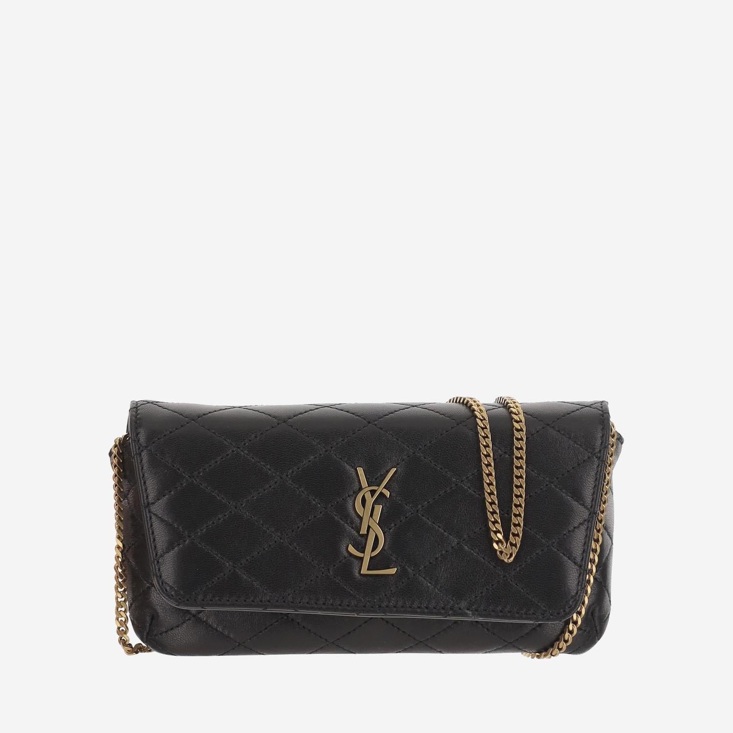 BORSA GABY TRAPUNTATA IN PELLE 754051 1EL071000 SAINT LAURENT 