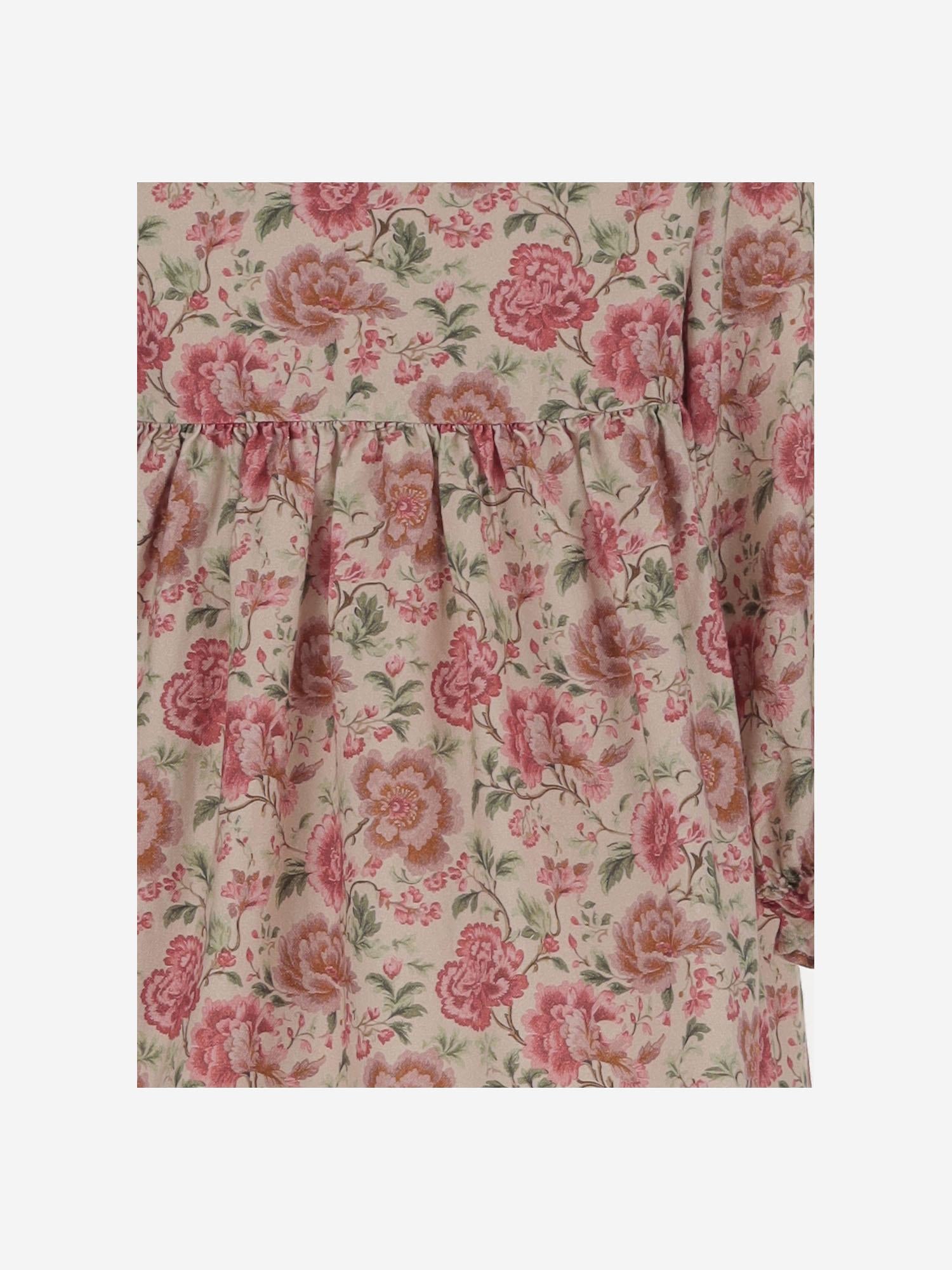 ABITO IN COTONE CON MOTIVO FLOREALE 01548134 396 BABE & TESS BAMBINO 