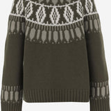 MAGLIONE IN CASHMERE CON MOTIVO GEOMETRICO KNJP24272B 265 ARCH4 