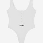 BODY IN COTONE STRETCH CON LOGO 1019688 1A095511W010 VERSACE 