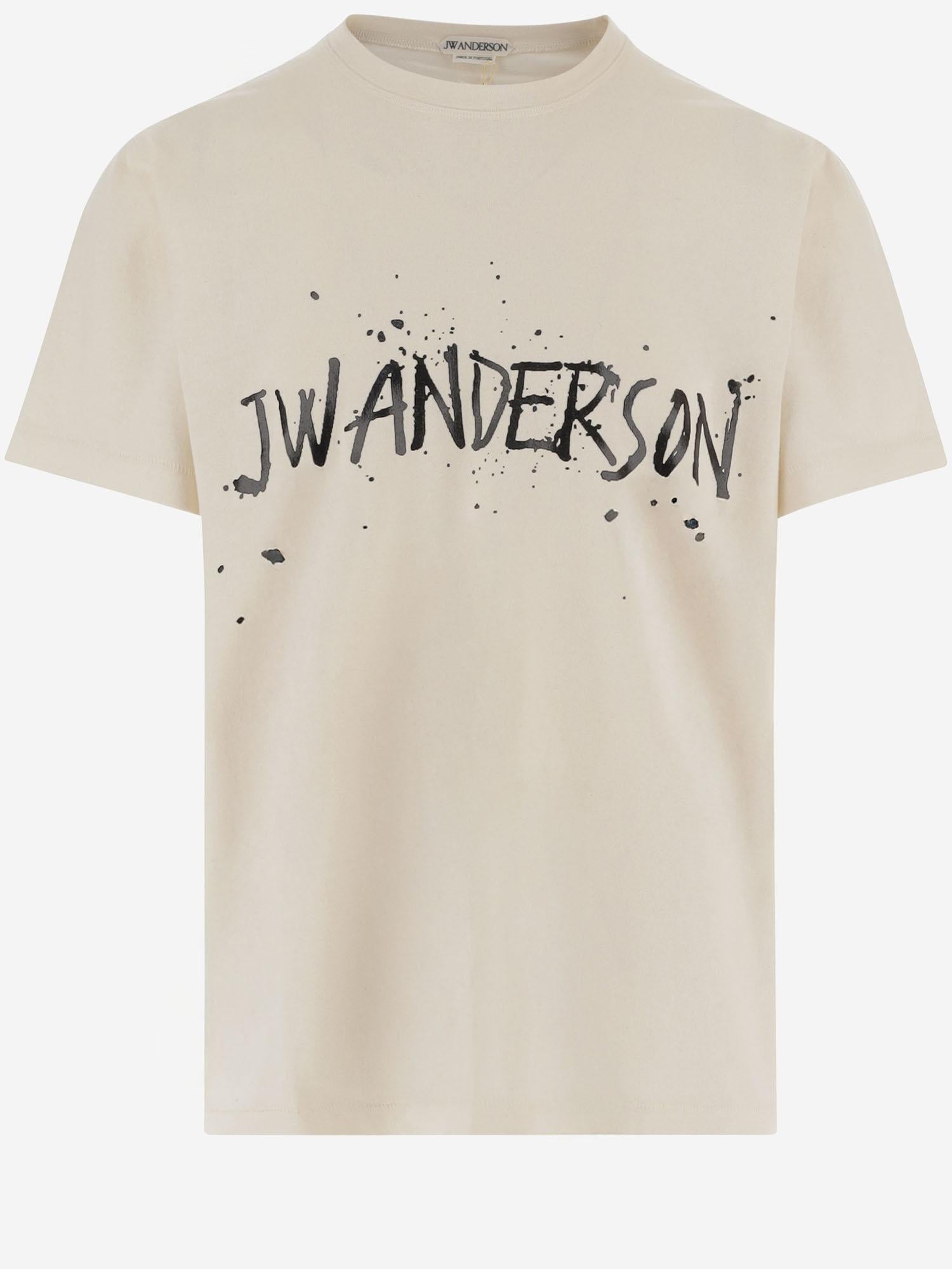 T-SHIRT IN COTONE CON LOGO JT0307 PG1936241 JW ANDERSON 